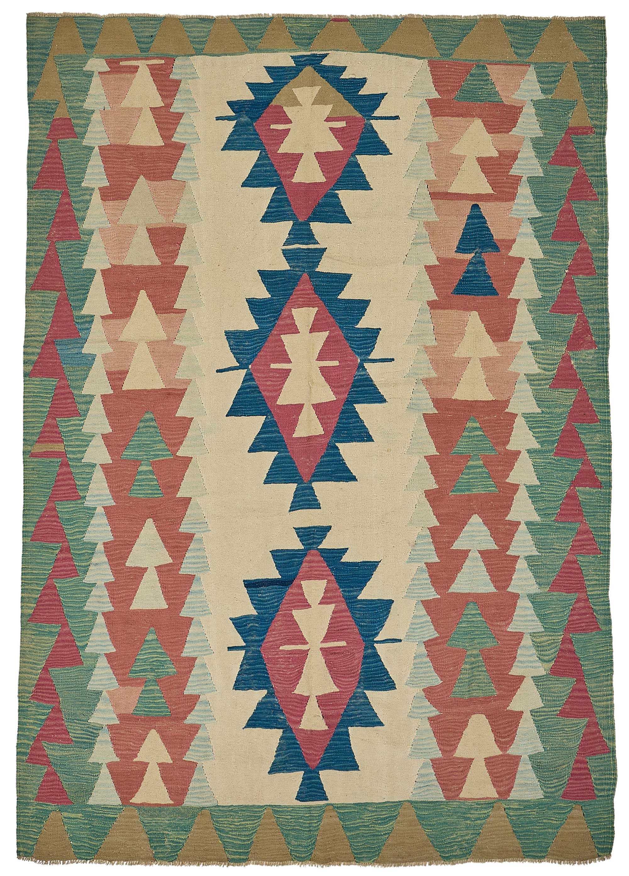 6x9 Handwoven Turkish Kilim Rug - 50580