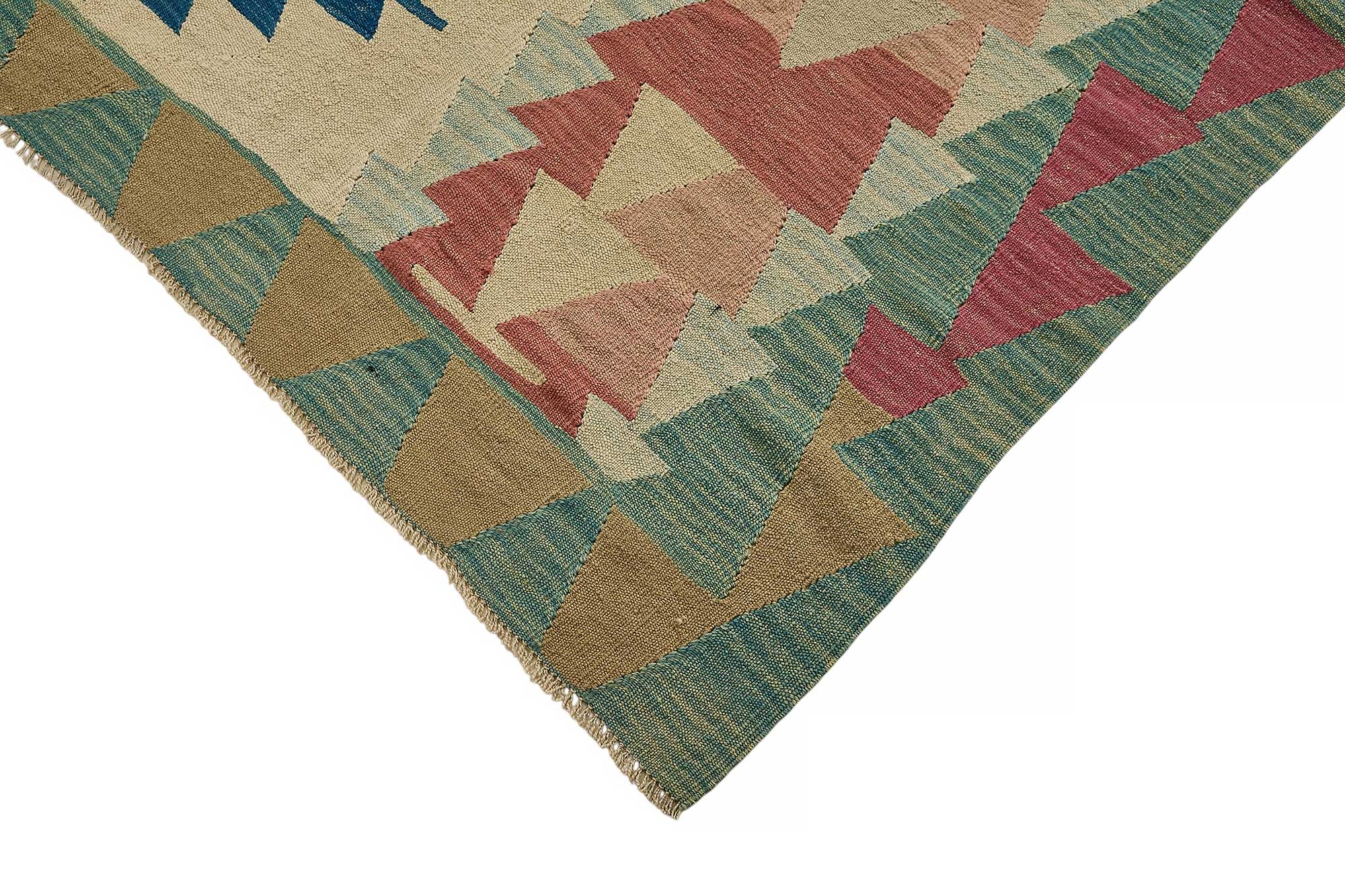 6x9 Handwoven Turkish Kilim Rug - 50580