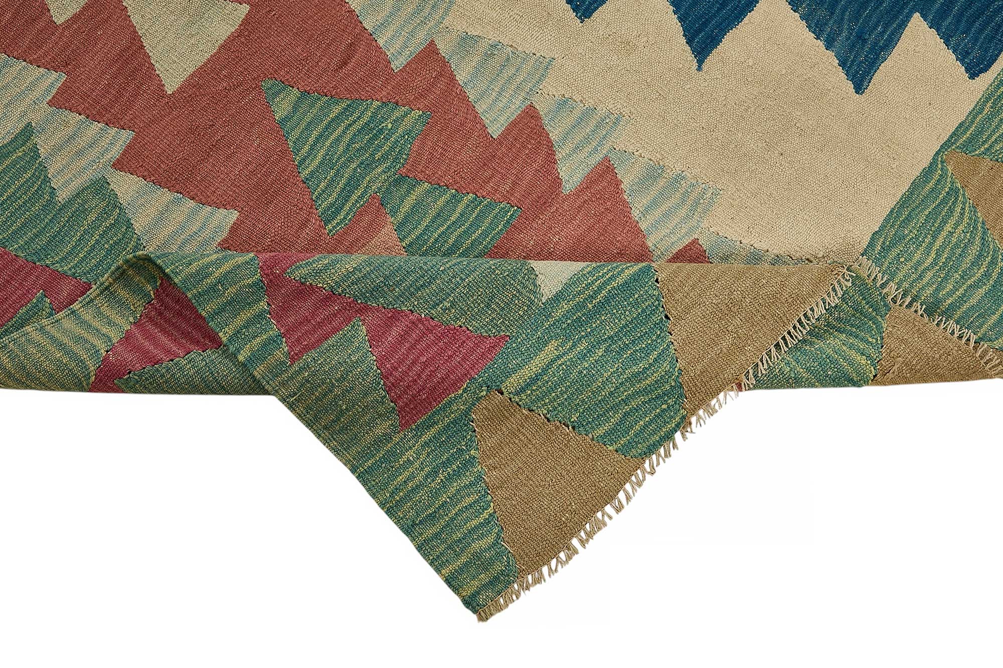 6x9 Handwoven Turkish Kilim Rug - 50580