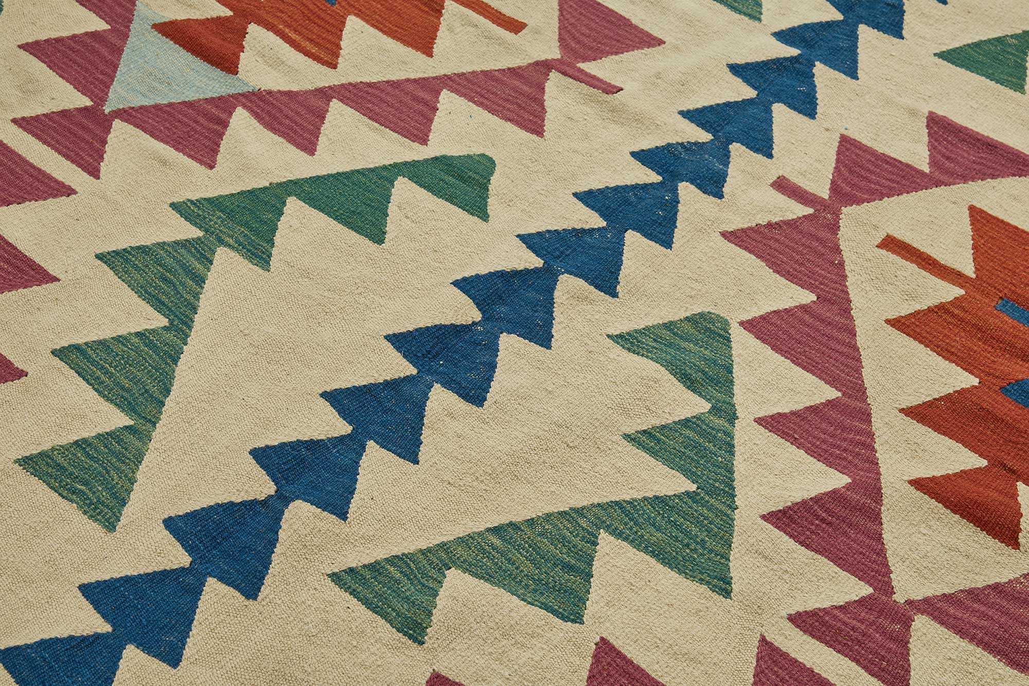 6x9 Handwoven Turkish Kilim Rug - 50581