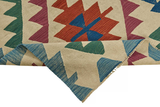 6x9 Handwoven Turkish Kilim Rug - 50581