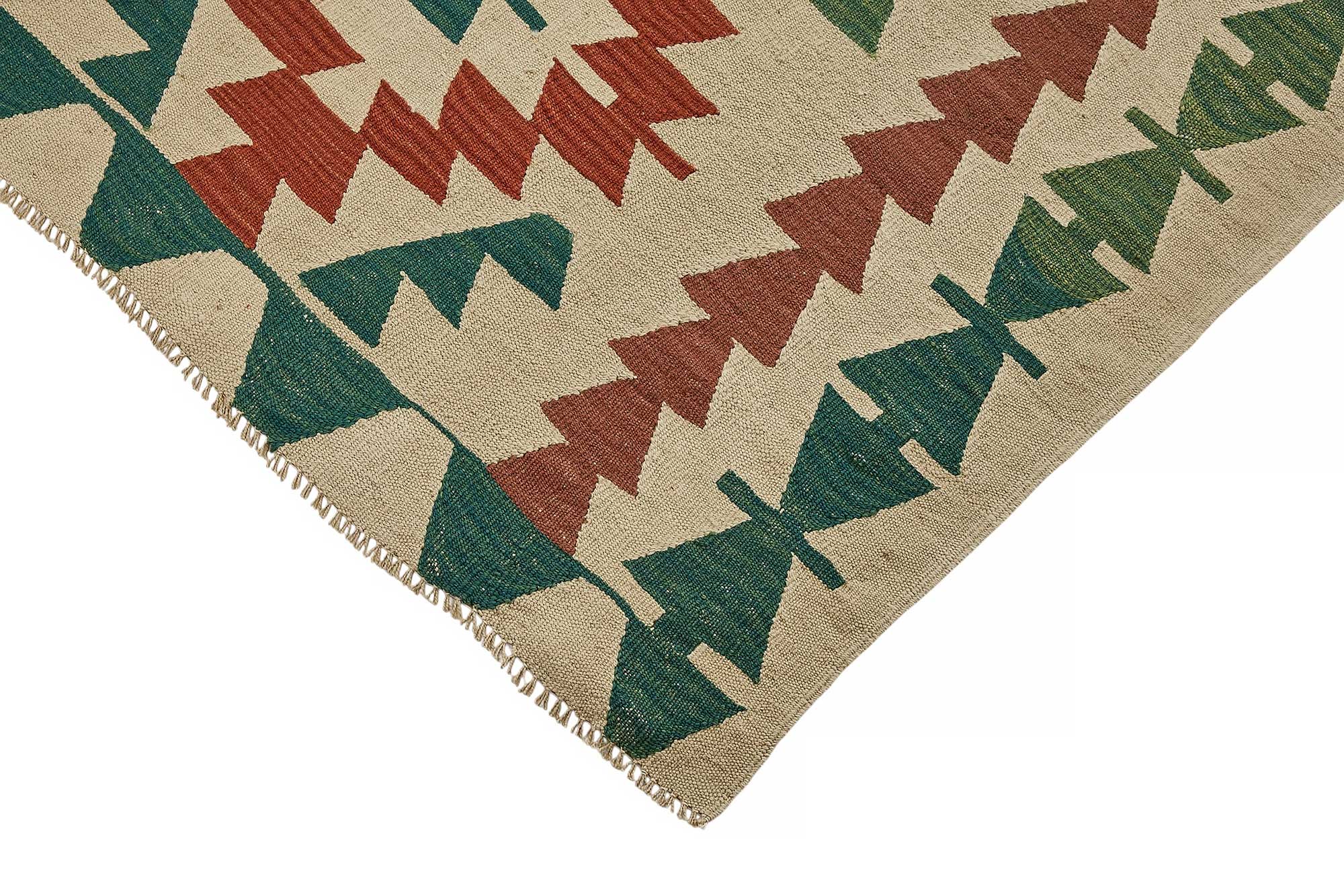 6x9 Handwoven Turkish Kilim Rug - 50582
