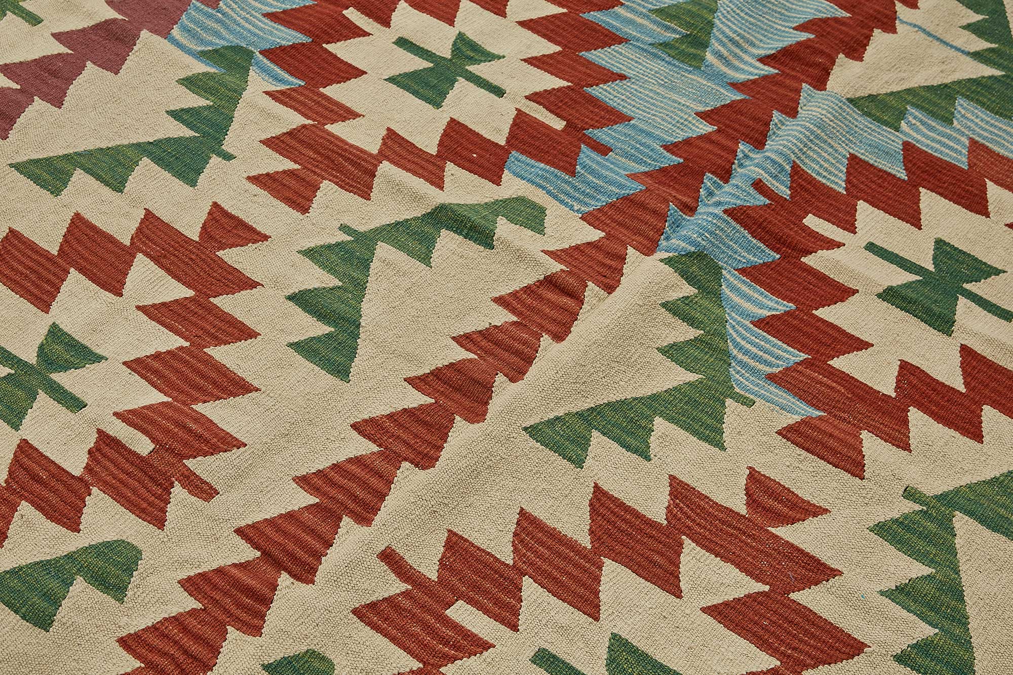6x9 Handwoven Turkish Kilim Rug - 50582