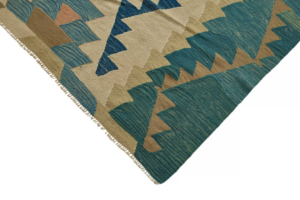 7x10 Handwoven Turkish Kilim Rug - 50584