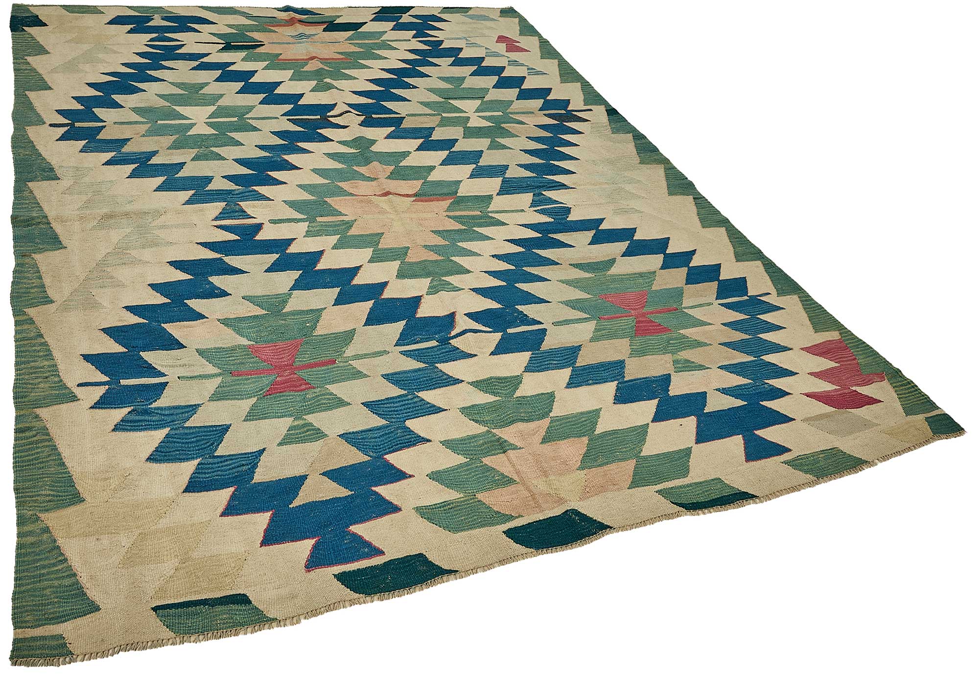 6x9 Handwoven Turkish Kilim Rug - 50585