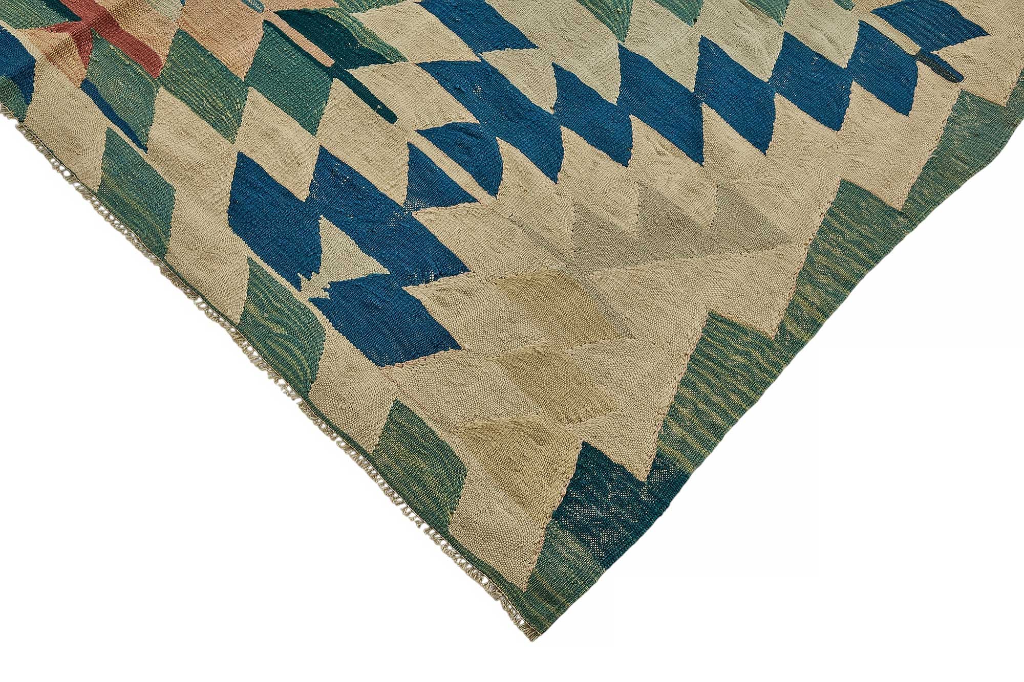 6x9 Handwoven Turkish Kilim Rug - 50585