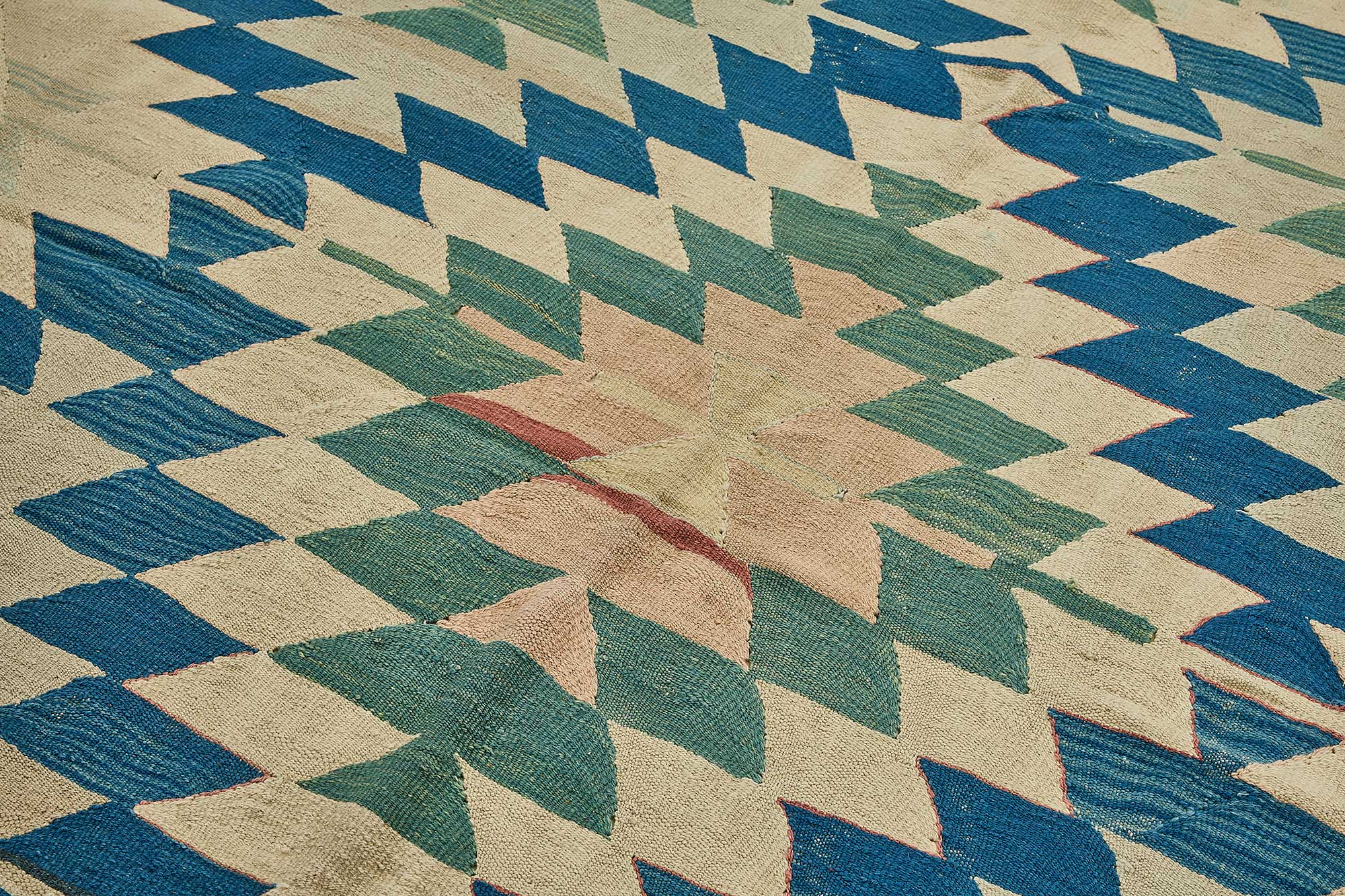 6x9 Handwoven Turkish Kilim Rug - 50585