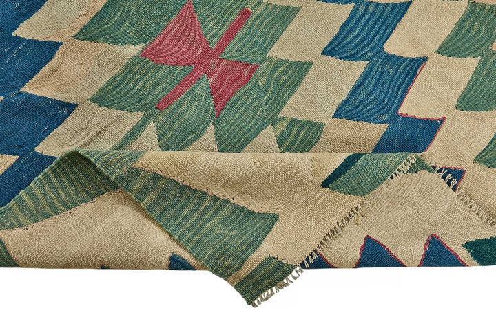 6x9 Handwoven Turkish Kilim Rug - 50585