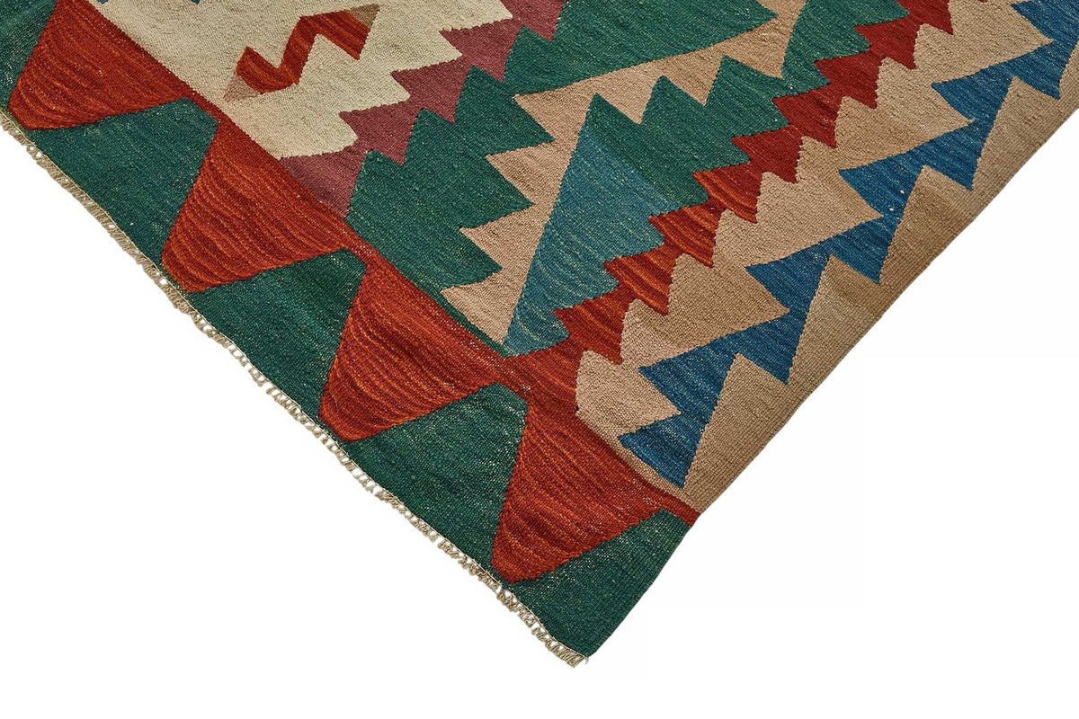 6x9 Handwoven Turkish Kilim Rug - 50586