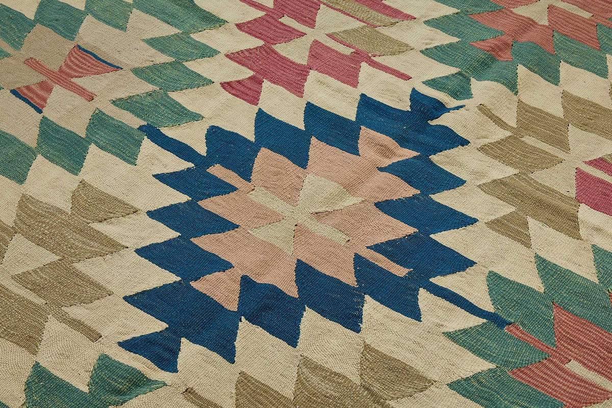 6x9 Handwoven Turkish Kilim Rug - 50587