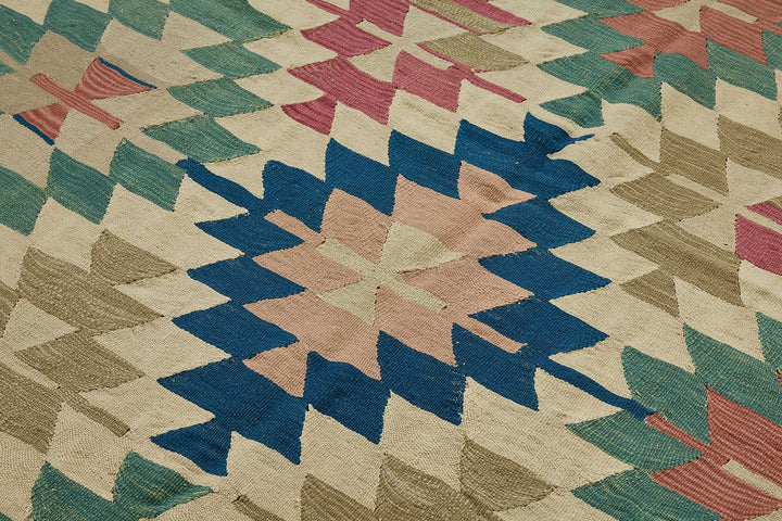 6x9 Handwoven Turkish Kilim Rug - 50587