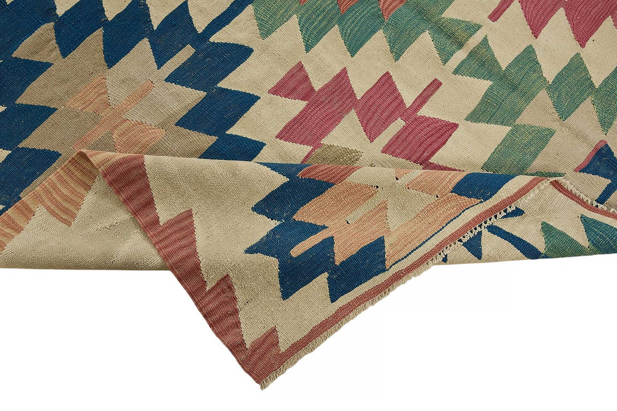 6x9 Handwoven Turkish Kilim Rug - 50587