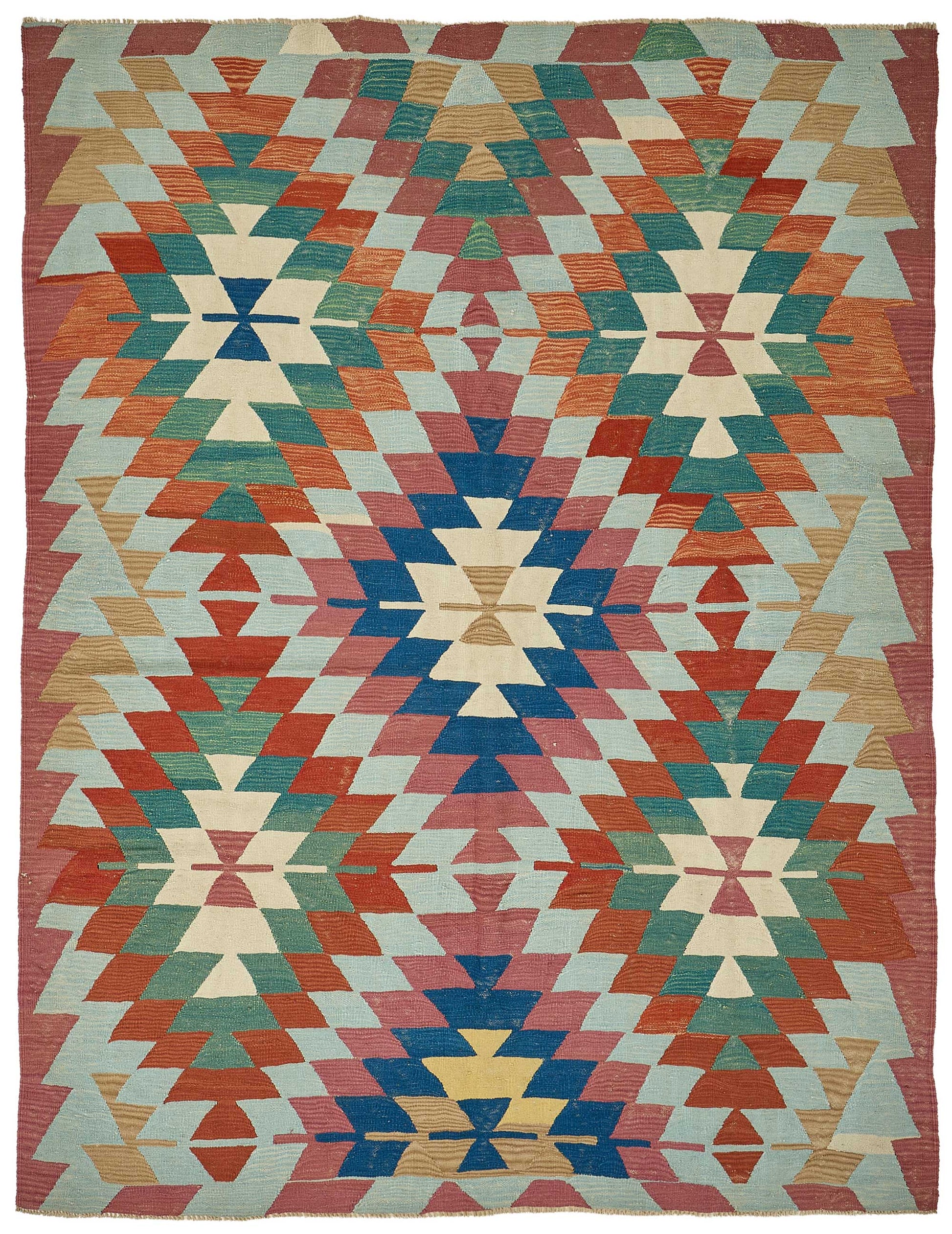 6x9 Handwoven Turkish Kilim Rug - 50588