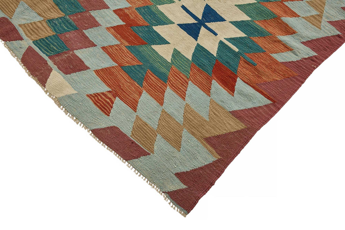 6x9 Handwoven Turkish Kilim Rug - 50588
