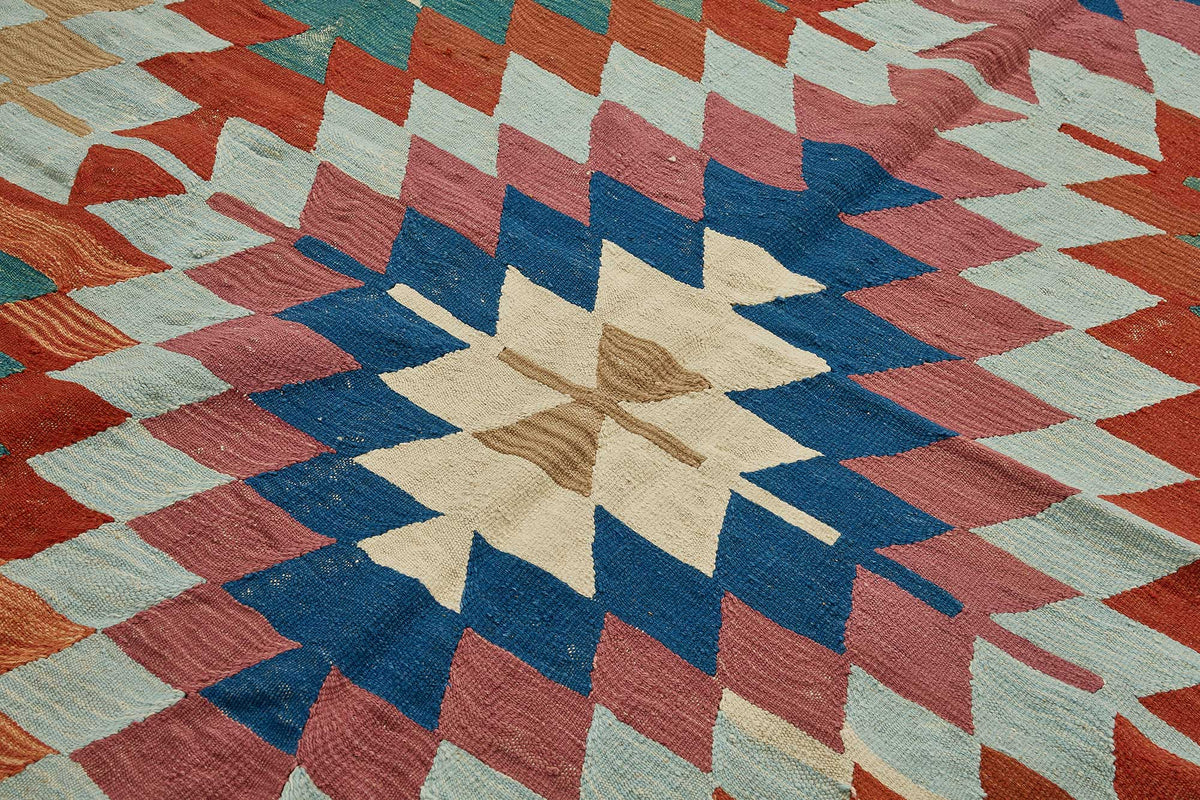 6x9 Handwoven Turkish Kilim Rug - 50588