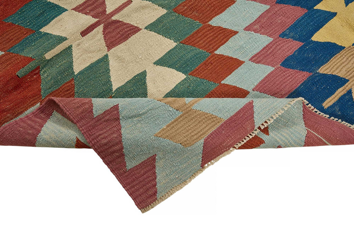 6x9 Handwoven Turkish Kilim Rug - 50588