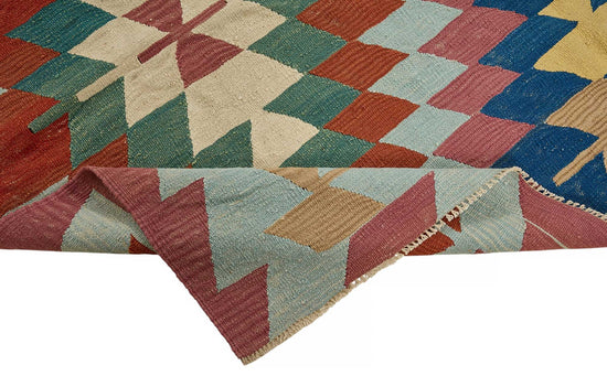 6x9 Handwoven Turkish Kilim Rug - 50588