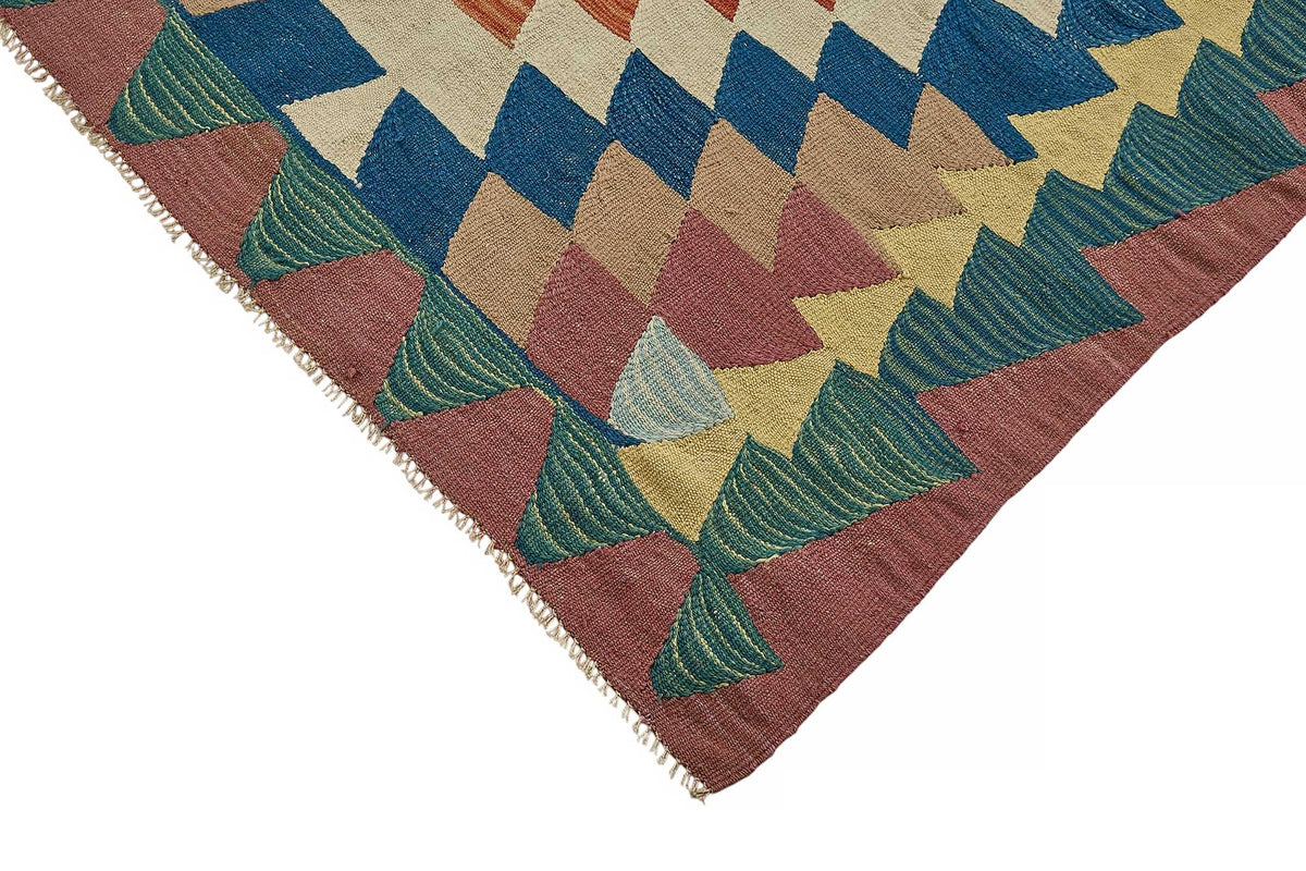 7x10 Handwoven Turkish Kilim Rug - 50589