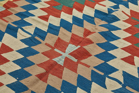 7x10 Handwoven Turkish Kilim Rug - 50589