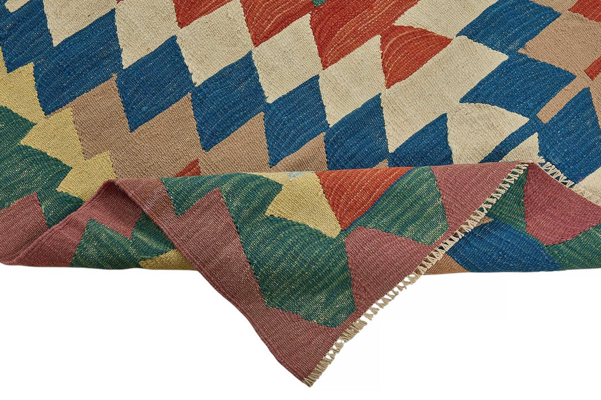 7x10 Handwoven Turkish Kilim Rug - 50589