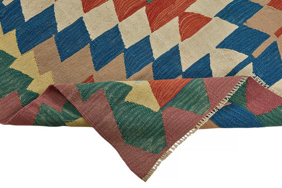 7x10 Handwoven Turkish Kilim Rug - 50589