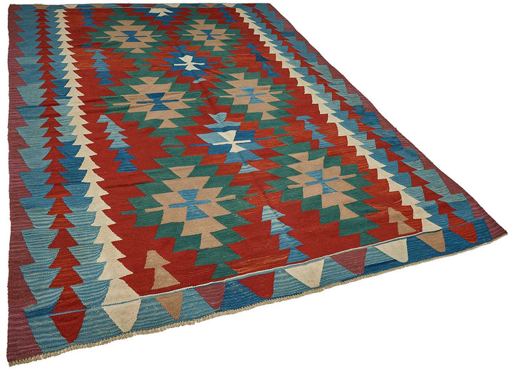 6x10 Handwoven Turkish Kilim Rug - 50590