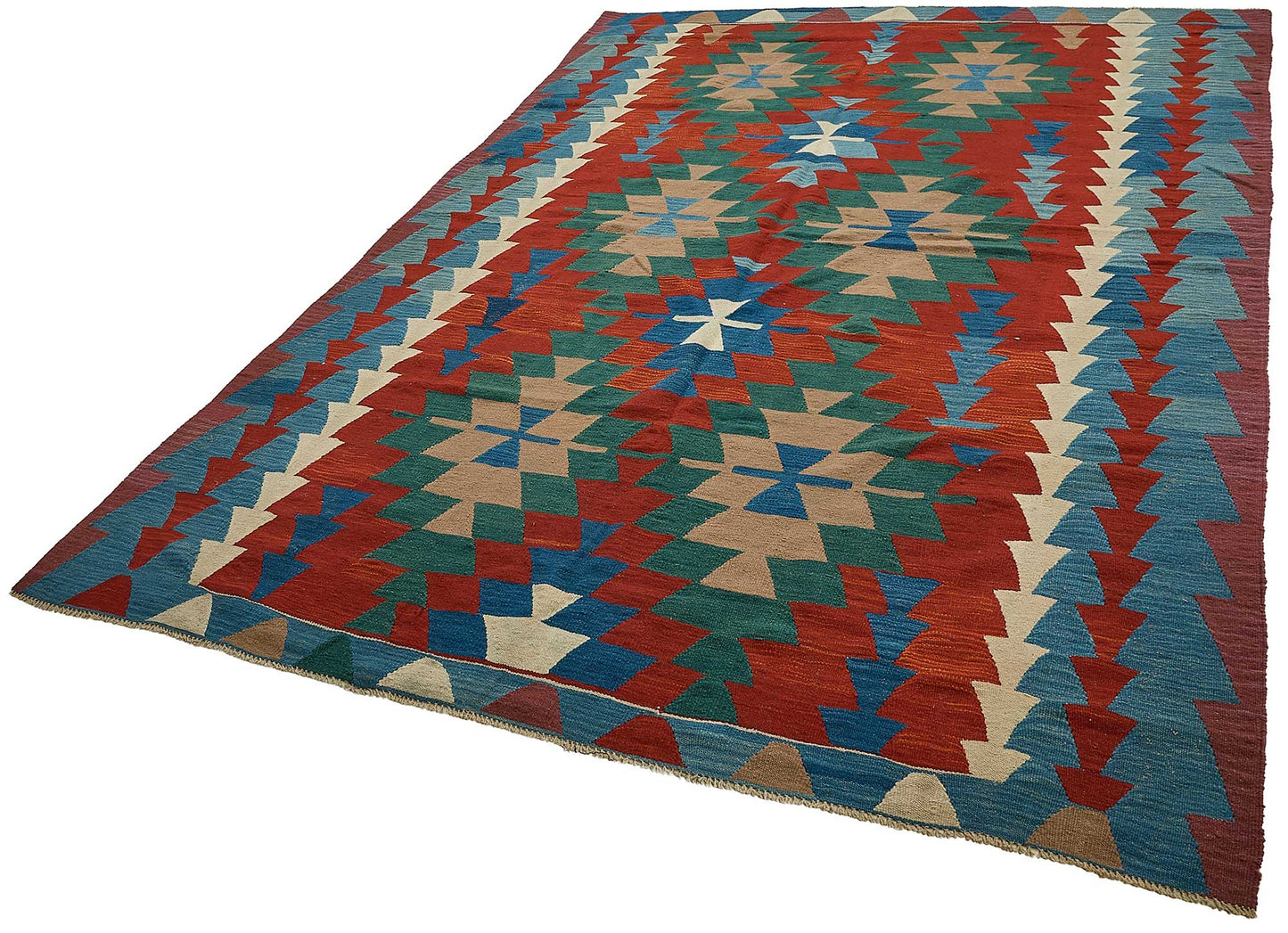 6x10 Handwoven Turkish Kilim Rug - 50590
