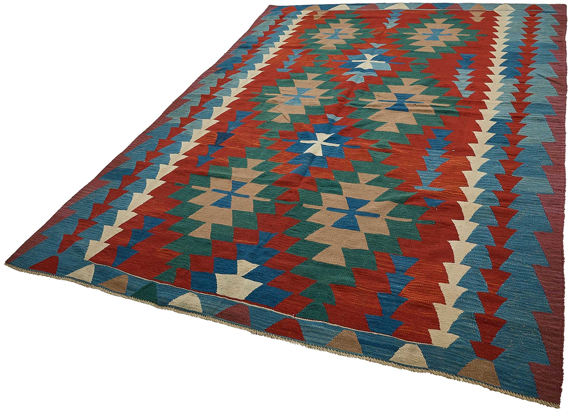 6x10 Handwoven Turkish Kilim Rug - 50590