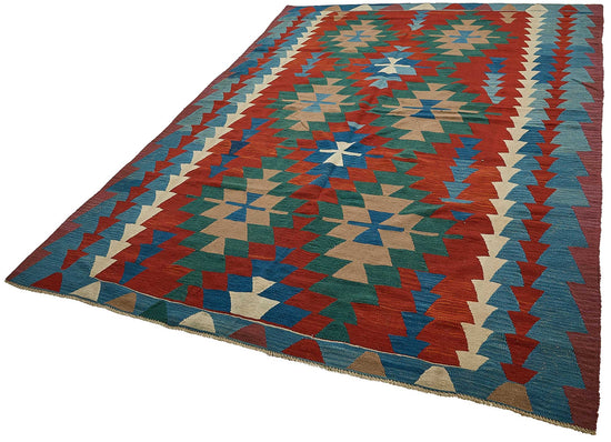 6x10 Handwoven Turkish Kilim Rug - 50590