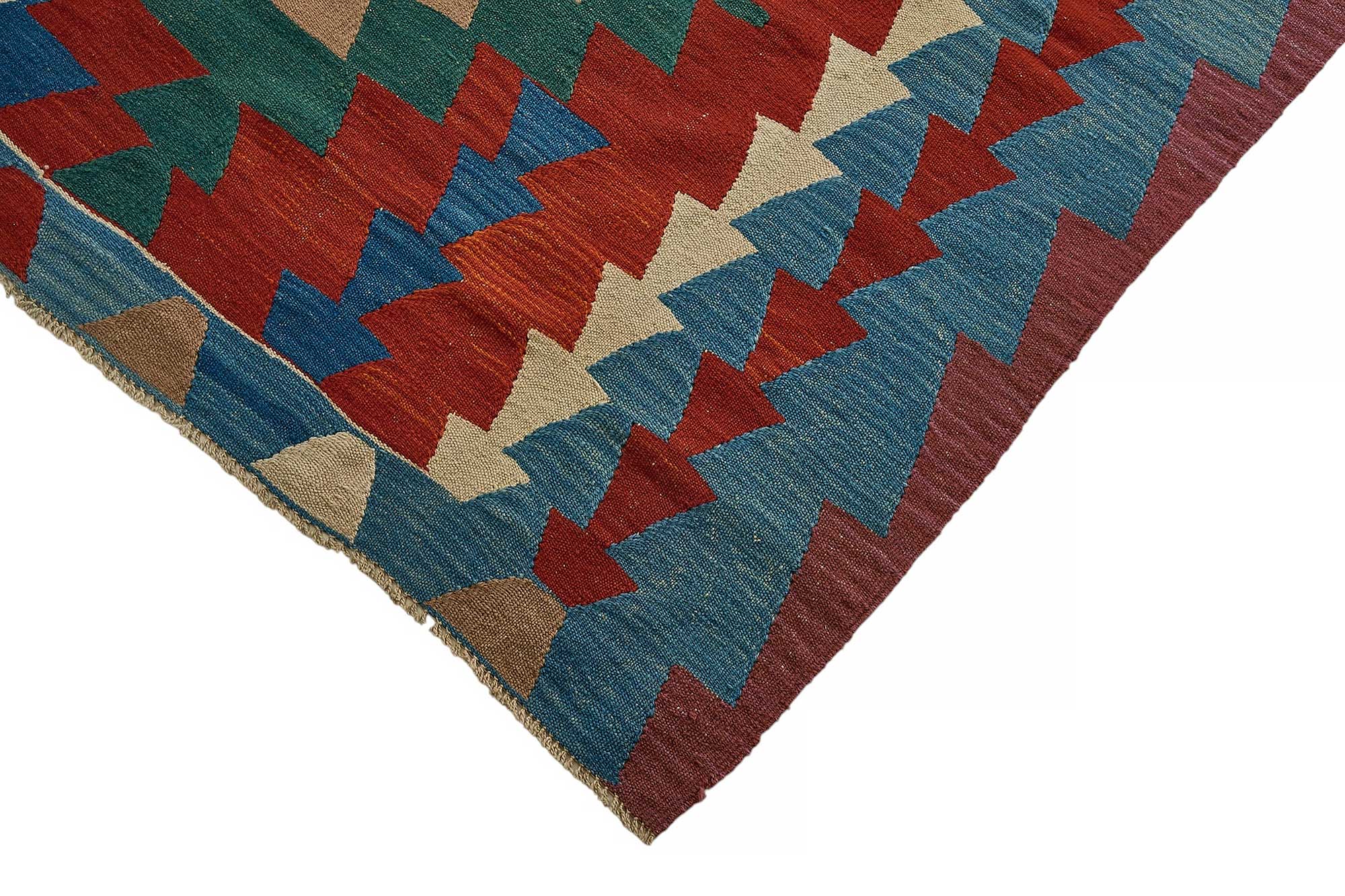6x10 Handwoven Turkish Kilim Rug - 50590