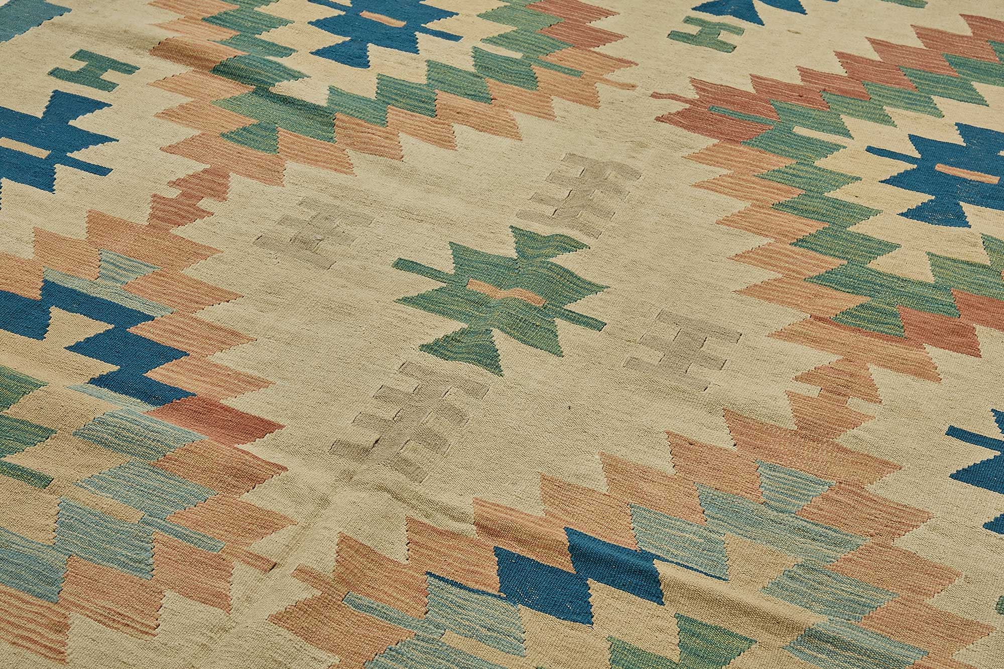 6x9 Handwoven Turkish Kilim Rug - 50591