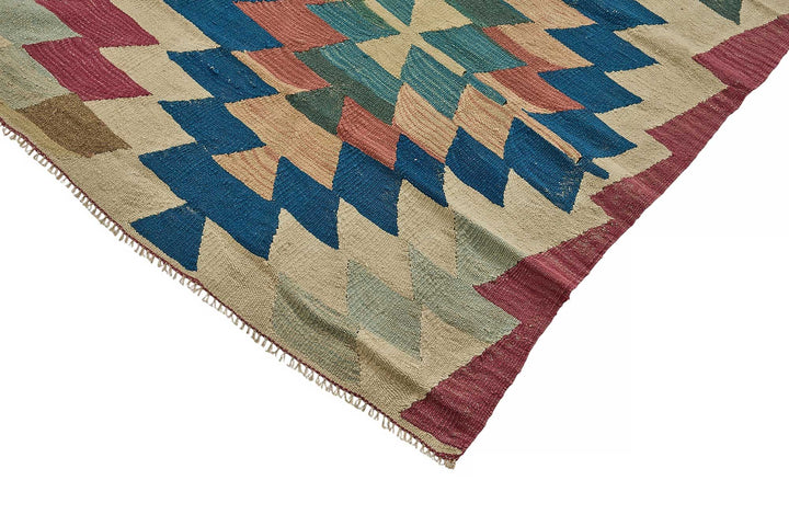 6x9 Handwoven Turkish Kilim Rug - 50592
