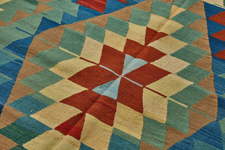 6x7 Handwoven Turkish Kilim Rug - 50593