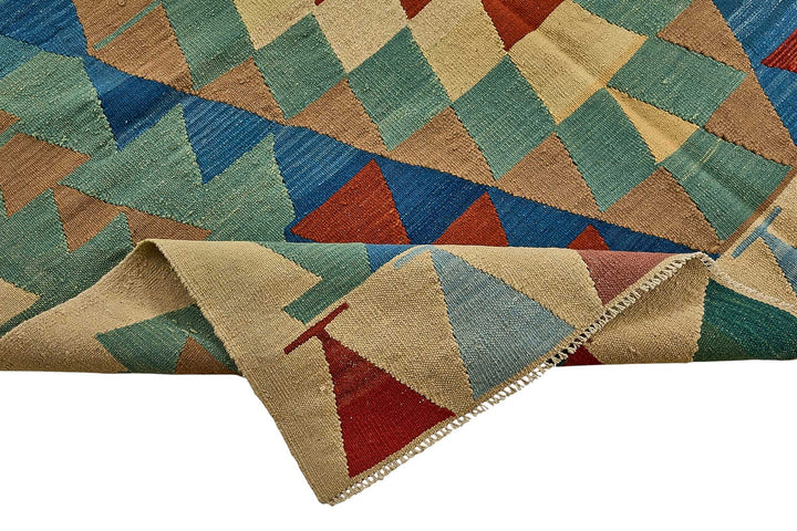 6x7 Handwoven Turkish Kilim Rug - 50593