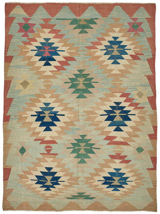 6x8 Handwoven Turkish Kilim Rug - 50594
