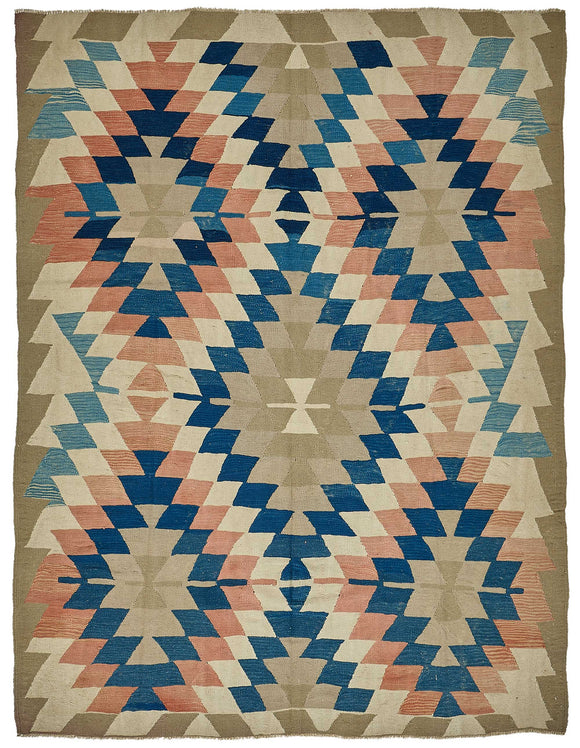 6x8 Handwoven Turkish Kilim Rug - 50595