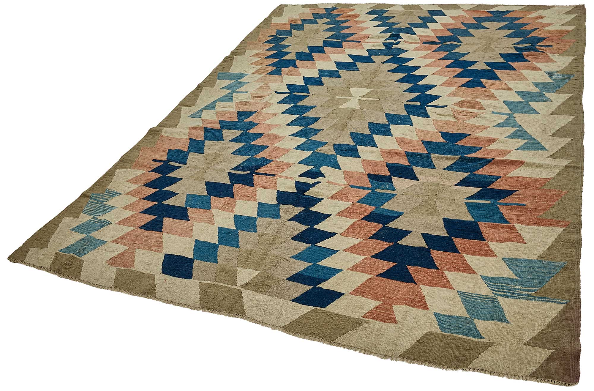 6x8 Handwoven Turkish Kilim Rug - 50595
