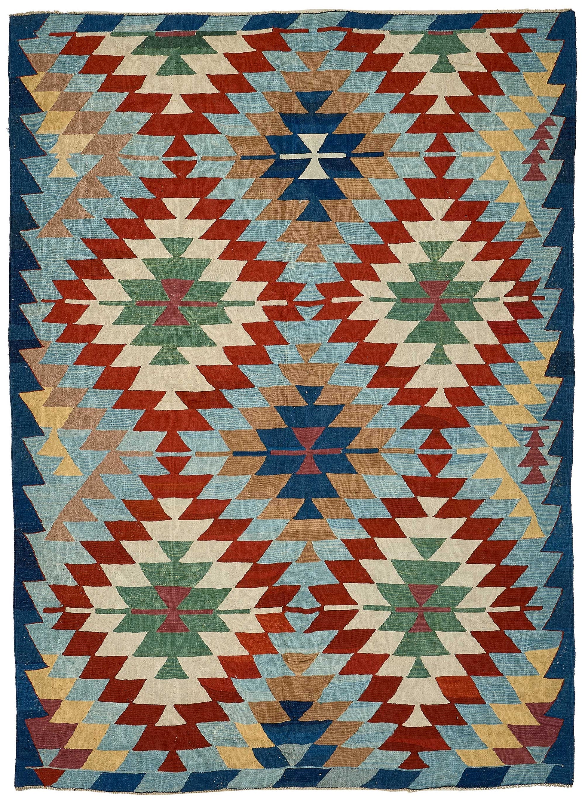 6x9 Handwoven Turkish Kilim Rug - 50596
