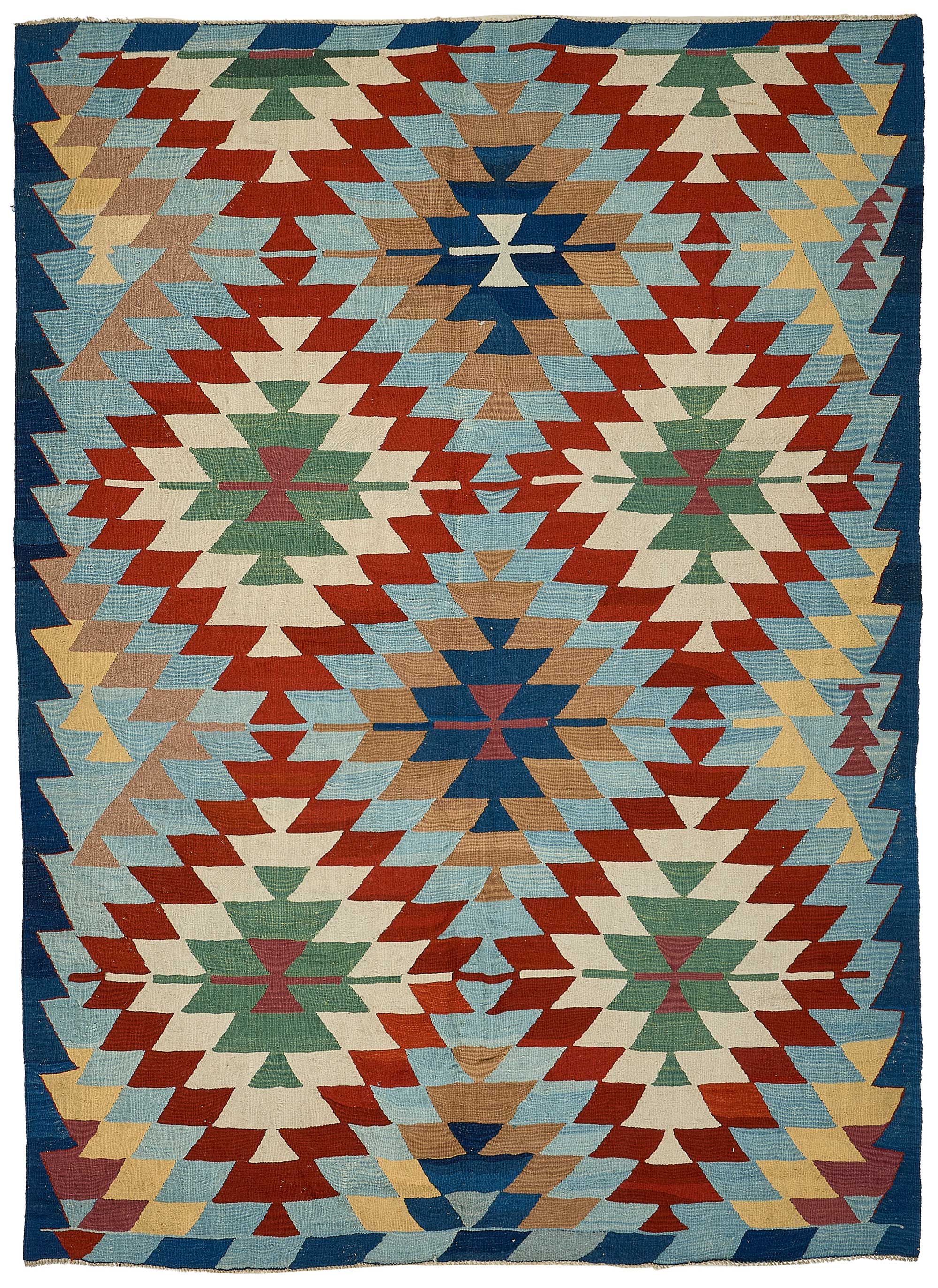 6x9 Handwoven Turkish Kilim Rug - 50596