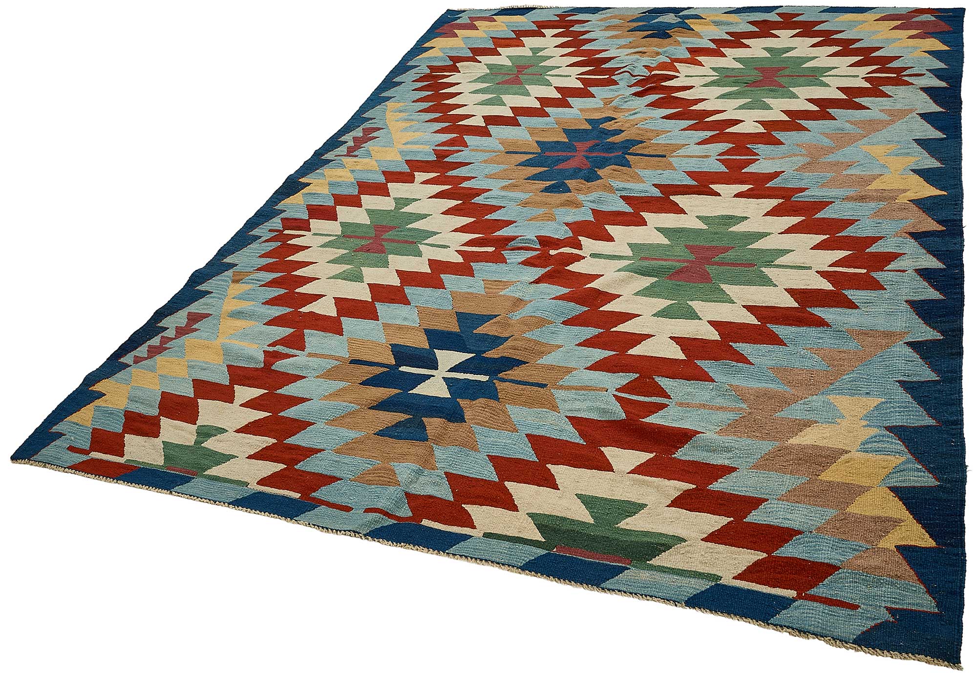 6x9 Handwoven Turkish Kilim Rug - 50596