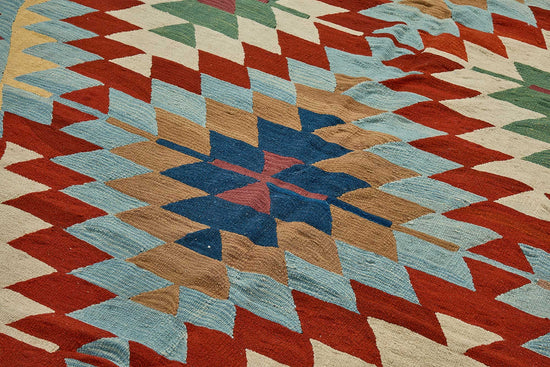 6x9 Handwoven Turkish Kilim Rug - 50596