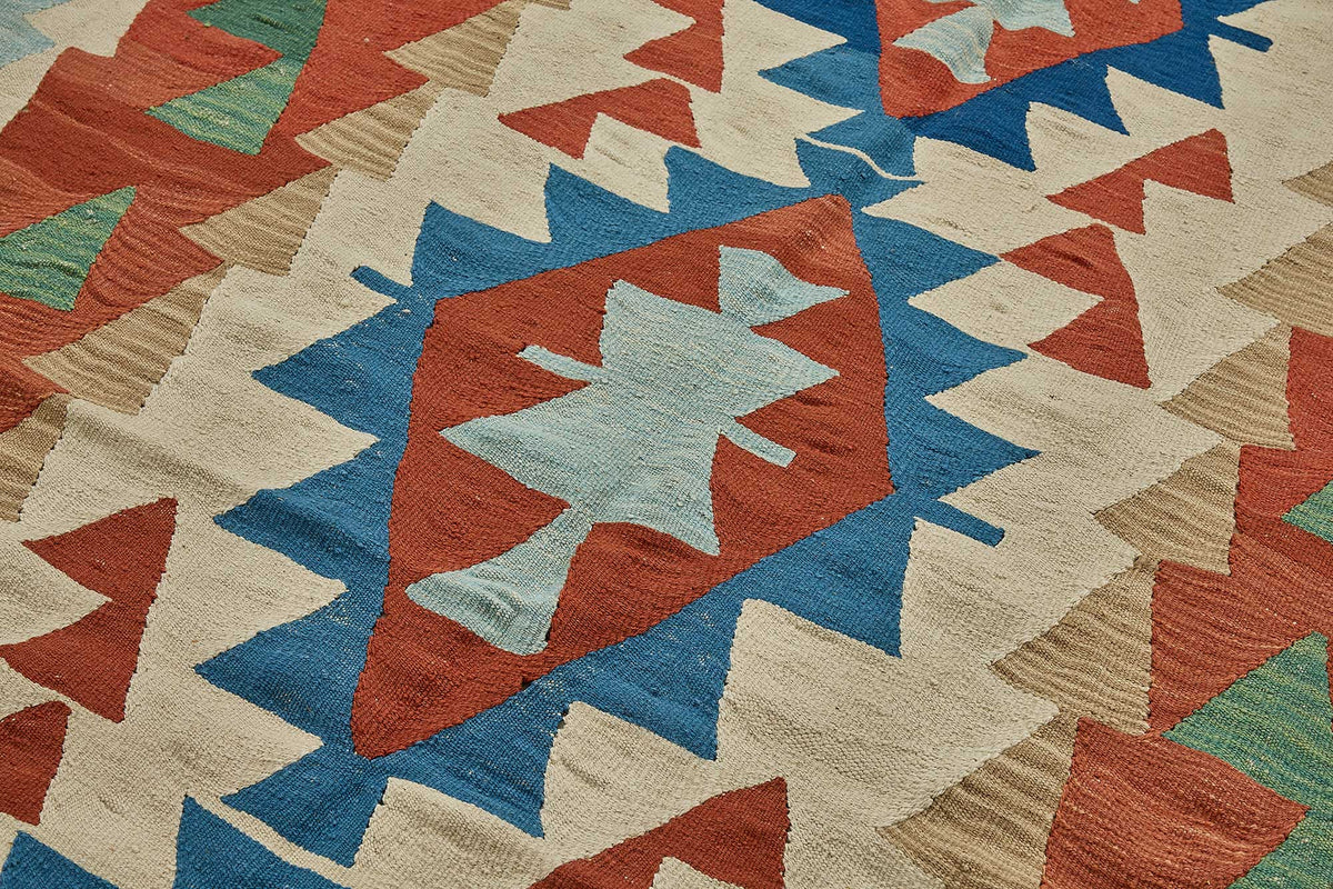 6x9 Handwoven Turkish Kilim Rug - 50597