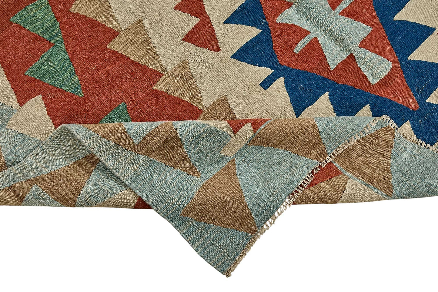 6x9 Handwoven Turkish Kilim Rug - 50597
