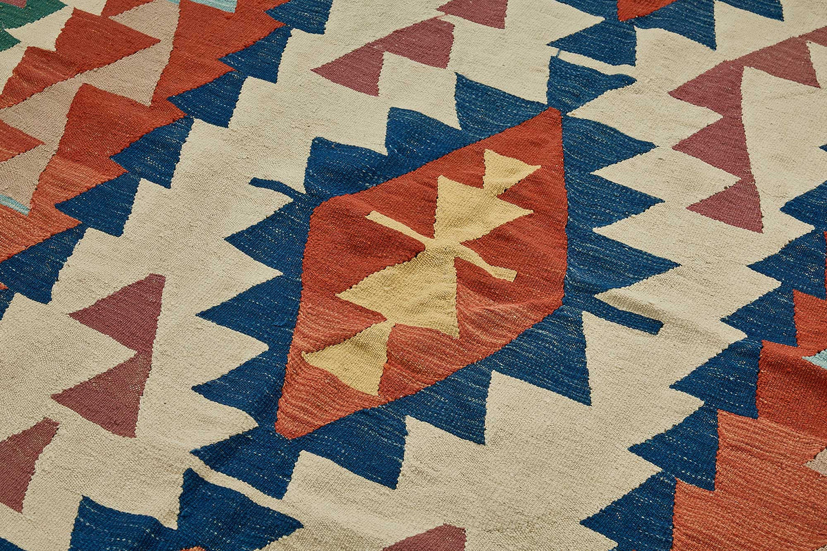6x9 Handwoven Turkish Kilim Rug - 50598
