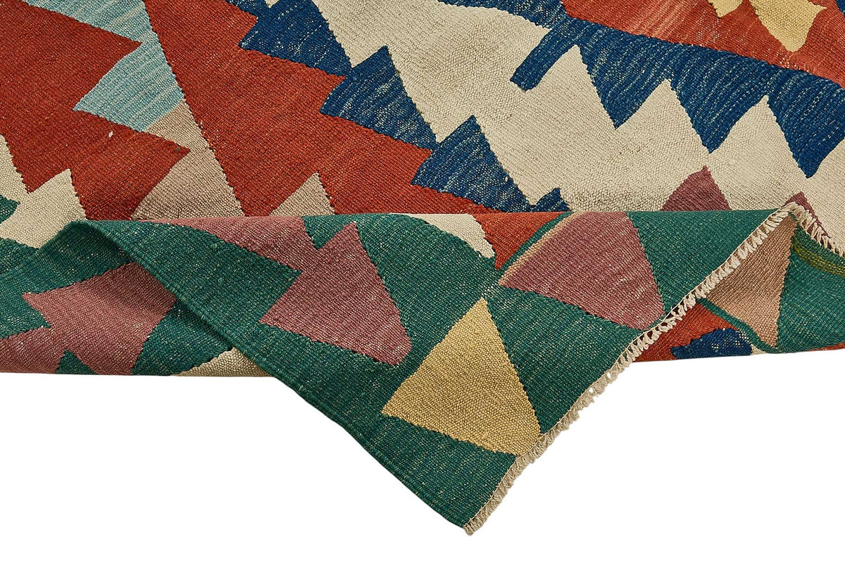 6x9 Handwoven Turkish Kilim Rug - 50598