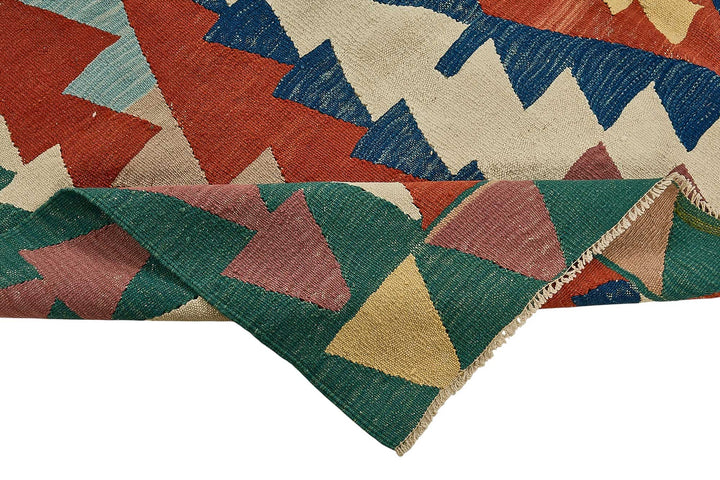 6x9 Handwoven Turkish Kilim Rug - 50598