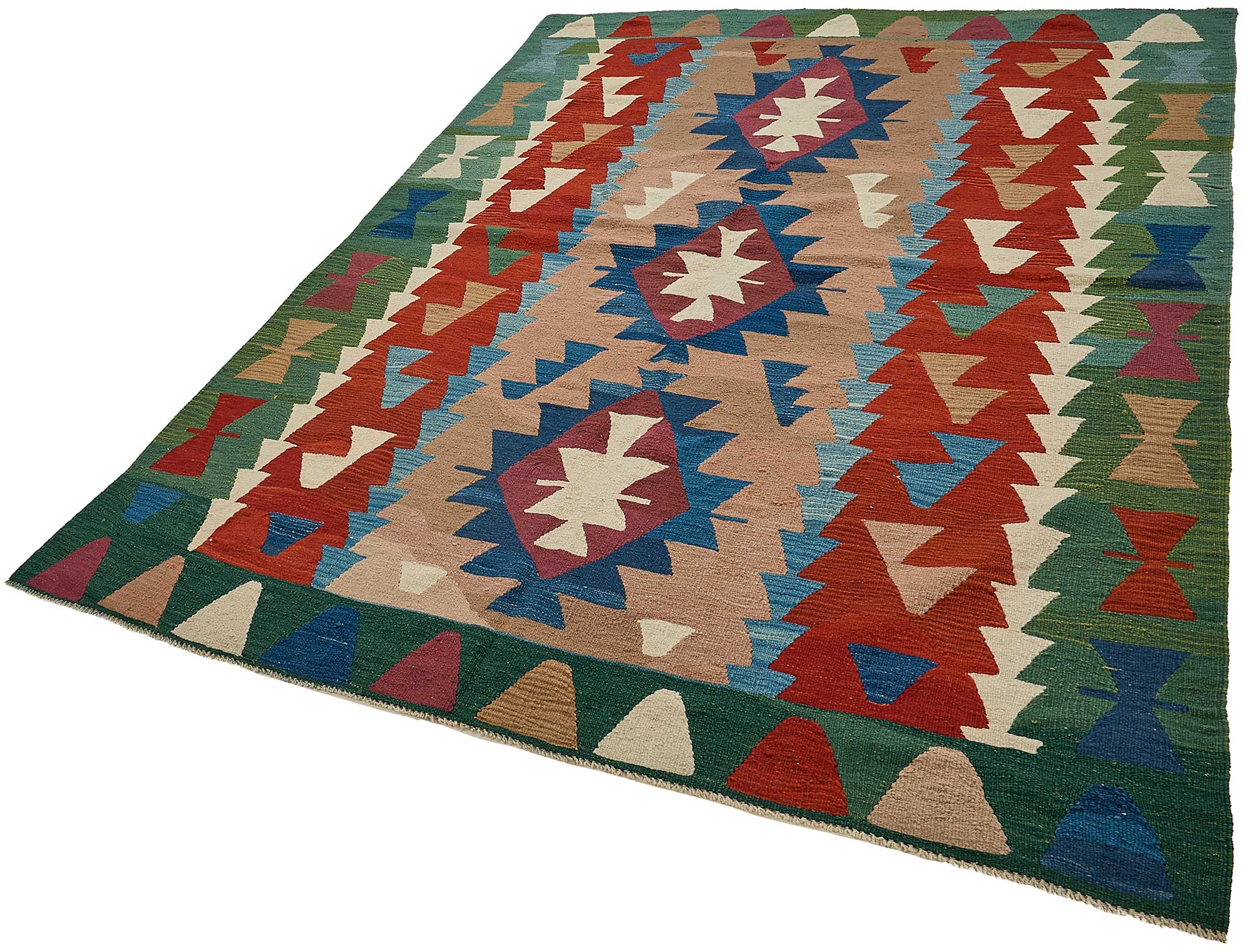 6x9 Handwoven Turkish Kilim Rug - 50599