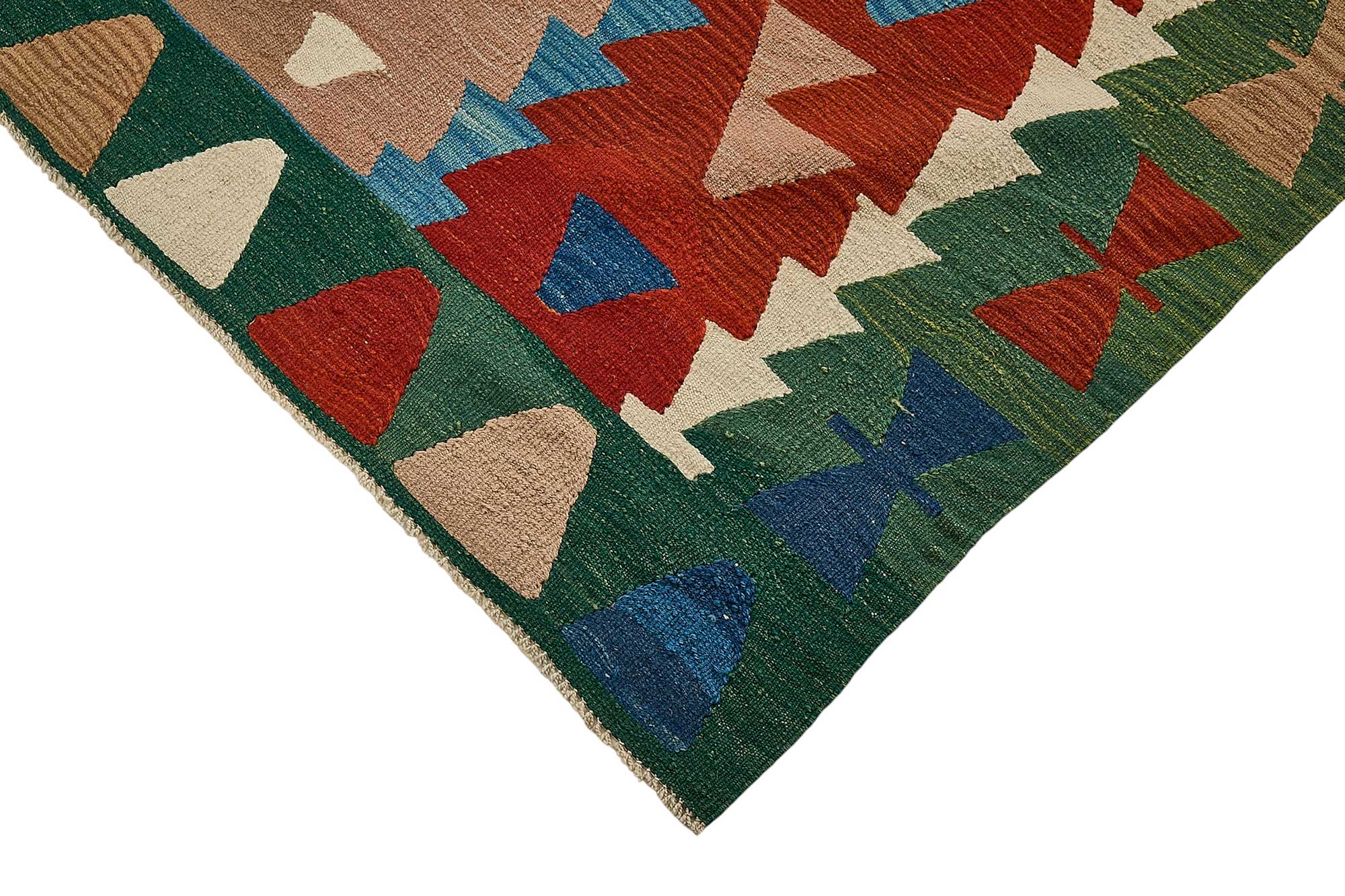 6x9 Handwoven Turkish Kilim Rug - 50599