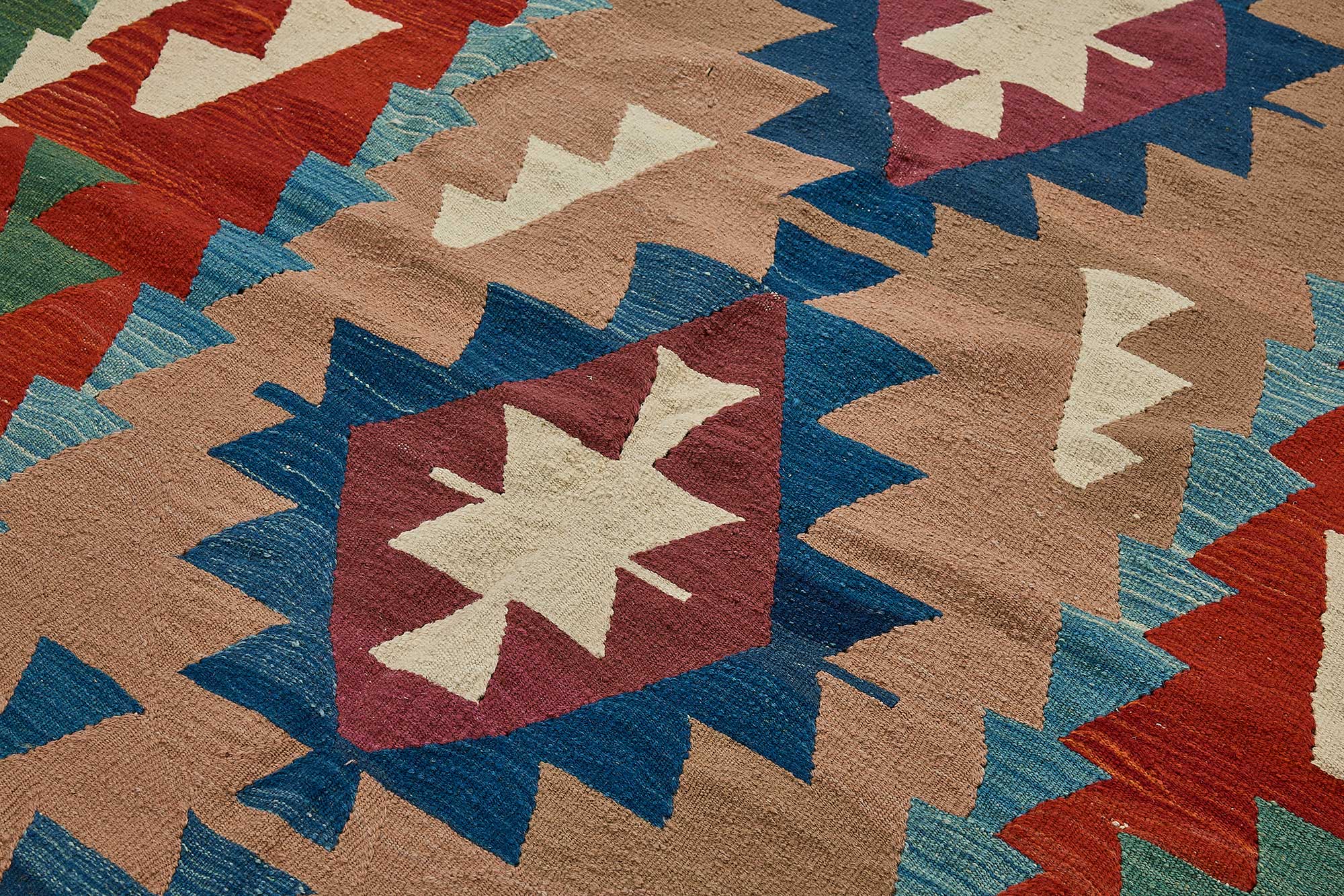 6x9 Handwoven Turkish Kilim Rug - 50599