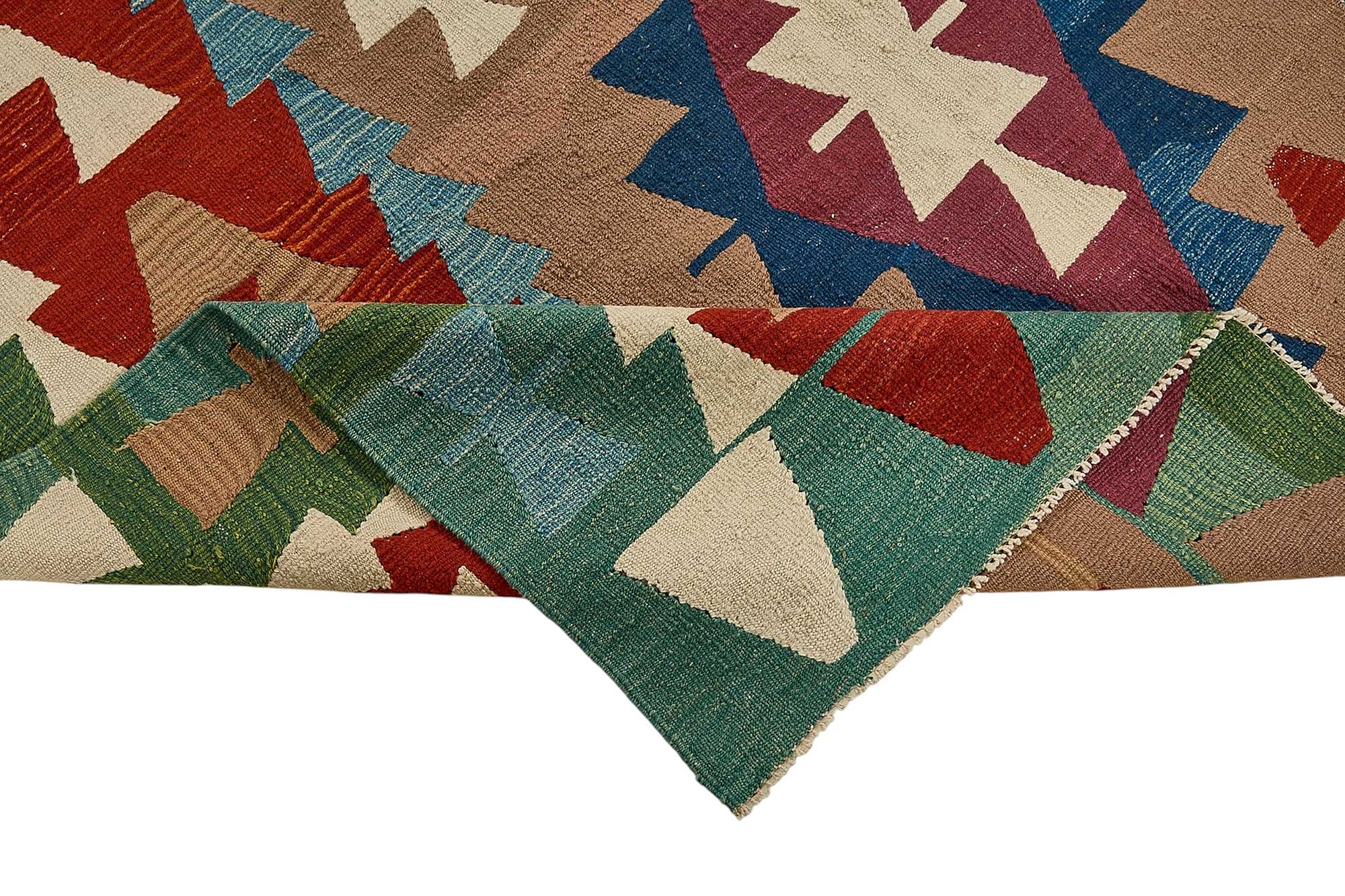 6x9 Handwoven Turkish Kilim Rug - 50599